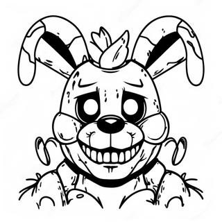 Pagina Para Colorear De Springtrap Con Ojos Aterradores 119837-54717