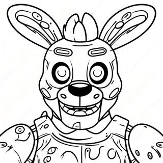 Pagina Para Colorear De Springtrap Con Ojos Aterradores 119837-54719