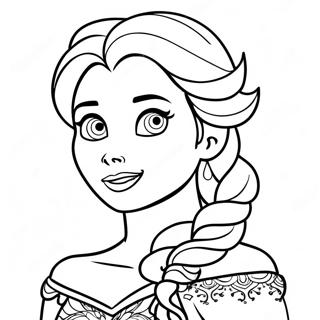 Pagina Para Colorear De Elsa De Frozen 1198-1313
