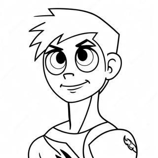 Pagina Para Colorear De Danny Phantom 119912-54767