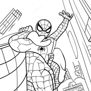 Pagina Para Colorear De Spider Man El Amigo Del Vecindario 119941 54799