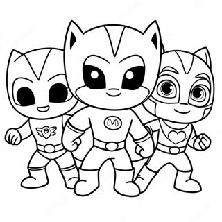 Pj Masks Páginas Para Colorear