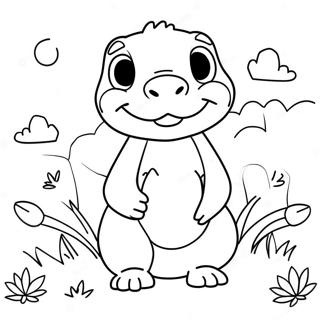 Pagina Para Colorear De Un Animal Lindo De Kansas 120275-55059