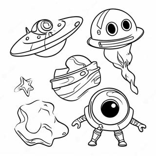 Pagina Para Colorear De Personajes Coloridos De Vbs Estelar 120860-55509