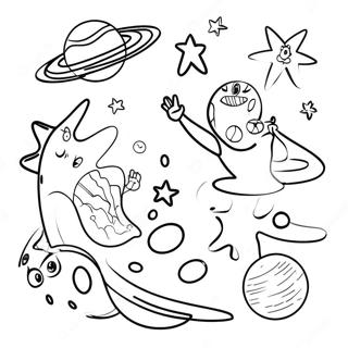 Pagina Para Colorear De Personajes Coloridos De Vbs Estelar 120860-55512