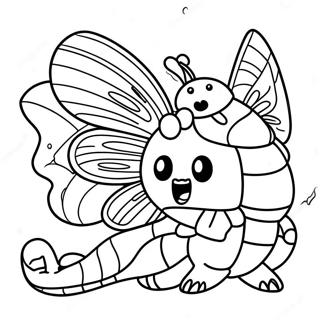 Pagina Para Colorear De Mothra Y Larva 120889-55542