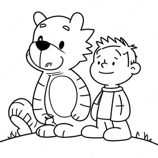 Pagina Para Colorear De Calvin Y Hobbes 121038-55648