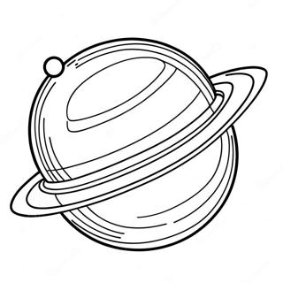 Saturno Páginas Para Colorear