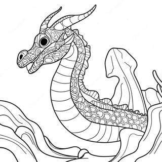 Pagina Para Colorear De Dragon Marino 121503-56173