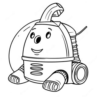 Pagina Para Colorear De Aspiradora Divertida 121530 56199