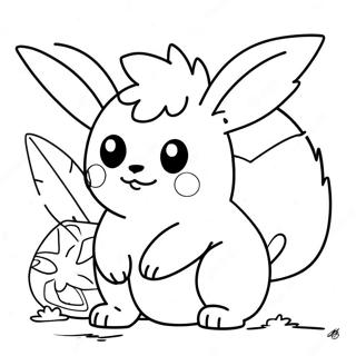 Flareon Páginas para colorear