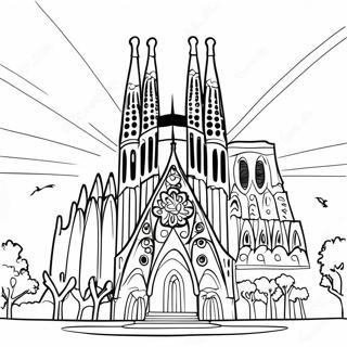 Pagina Para Colorear De La Majestuosa Sagrada Familia 121813-56429