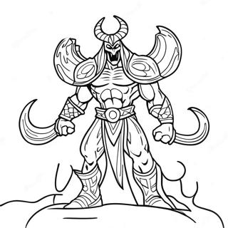 Pagina Para Colorear De Spawn Oscuro 121864-56470