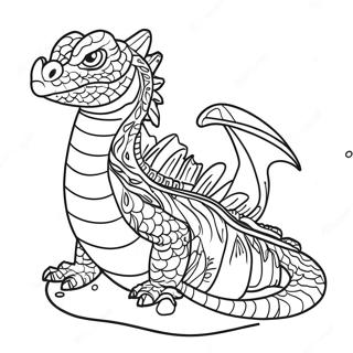 Pagina Para Colorear De Dragon De Agua 121885-56474