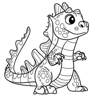 Pagina Para Colorear De Dragon De Agua Jugueton 121887-56481