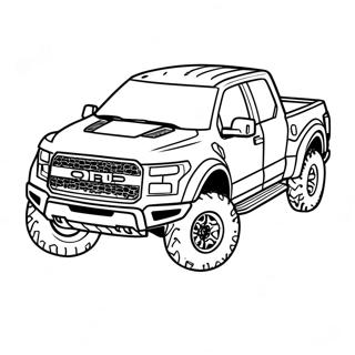 Ford Raptor Páginas Para Colorear