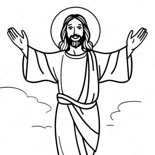 Jesús Te Ama Páginas para colorear