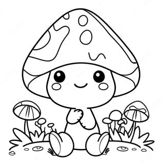 Pagina Para Colorear De Gnomo De Champinon Caprichoso 122092 56640