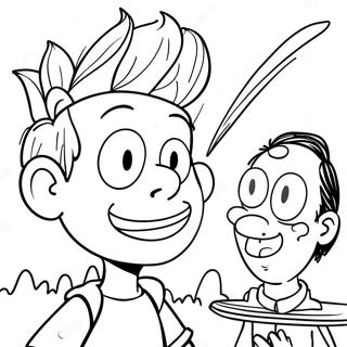 Pagina Para Colorear De La Aventura De Big Nate 122172-56709