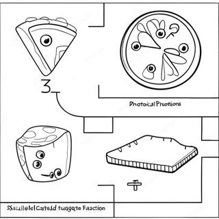 Pagina Para Colorear De Fracciones Desafiantes De 5to Grado 122222-56801