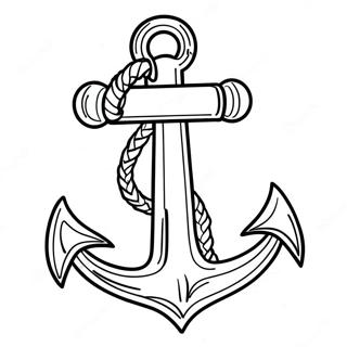 Dibujo Para Colorear De Ancla Realista 122374-56919