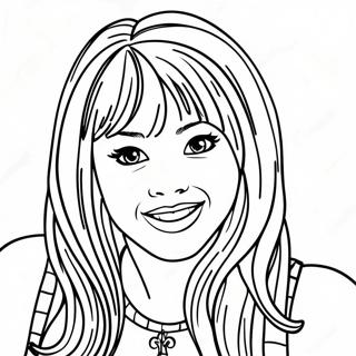 Hannah Montana Páginas Para Colorear