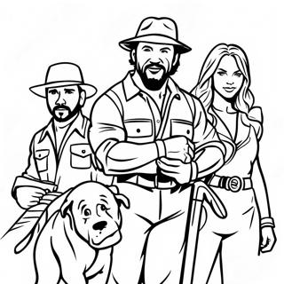Jumanji Páginas para colorear
