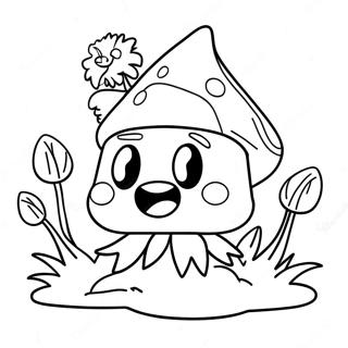 Planta Piraña Páginas para colorear