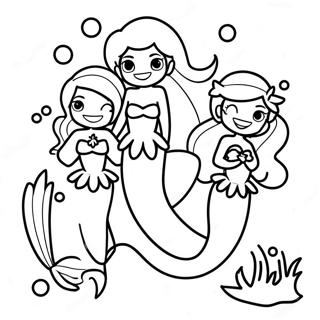 Pagina Para Colorear De La Sirena Ariel Y Sus Hermanas 122709-57173