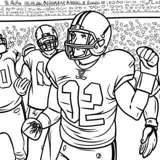 Pagina Para Colorear De La Celebracion Del Touchdown De Aj Brown 123147-57518