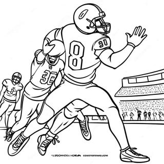 Pagina Para Colorear De La Celebracion Del Touchdown De Aj Brown 123147-57519