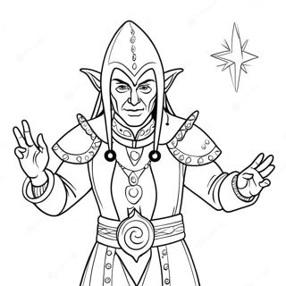 Pagina Para Colorear De Eldar Farseer Con Poderes Psiquicos 123200-57563