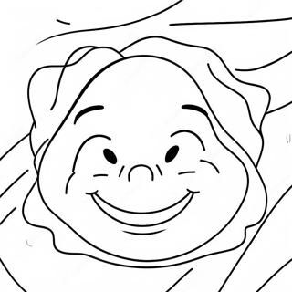 Pagina Para Colorear De Expresiones Faciales Felices 123482 57780