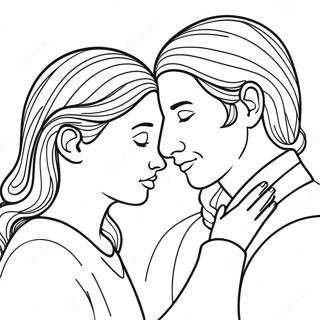 Pagina Para Colorear De Momentos Tiernos De Amor 123692 57945