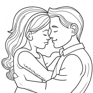 Pagina Para Colorear De Momentos Tiernos De Amor 123692 57946