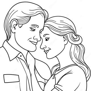 Pagina Para Colorear De Momentos Tiernos De Amor 123692 57948