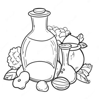 Pagina Para Colorear De Ingredientes De Pocion Coloridos 123791-58019