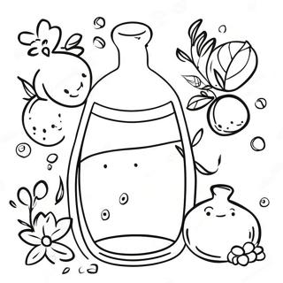 Pagina Para Colorear De Ingredientes De Pocion Coloridos 123791-58020