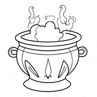 Pagina Para Colorear De Caldero De Pocion Mistica 123792-58024
