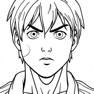 Eren Yeager Páginas Para Colorear