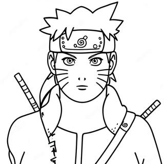 Naruto Shippuden Páginas Para Colorear