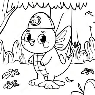 Skipper Explorando Un Bosque Magico Pagina Para Colorear 124409-58593