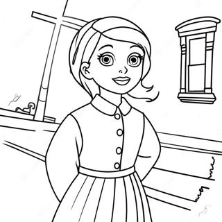 Pagina Para Colorear De La Colorida Aventura De Anastasia 124565-58718