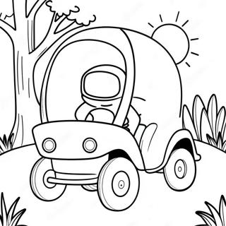 Pagina Para Colorear De Buggy Huggy De Garten Of Banban 4 124792-58884