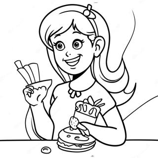 Pagina Para Colorear De Bocadillos De Daphne Scooby 124873 58953