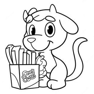 Pagina Para Colorear De Bocadillos De Daphne Scooby 124873 58956