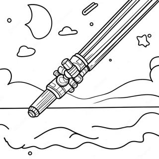 Sable De Luz Páginas para colorear