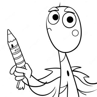 Forky Páginas para colorear