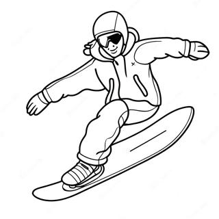 Pagina Para Colorear De Snowboarding 125307-59282