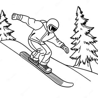 Pagina Para Colorear De Snowboarding 125307-59284